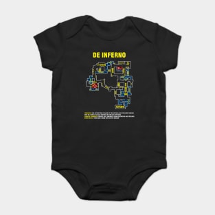 T-Shirt Csgo Inferno map Baby Bodysuit